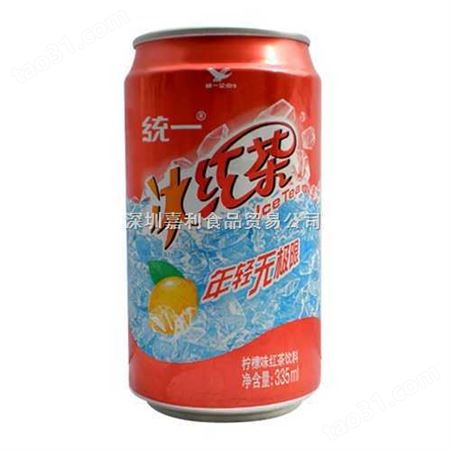 335ml*24罐/箱罐装统一冰红茶